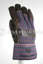 Guante de vaqueta combinado Pampero