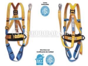 Arnes Completo con Cola Dorsal con Amortiguadores Sky | OTRAS | Protección de Altura