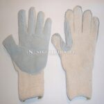 Guante tejido terricloth palma de cuero | OTRAS | Guantes