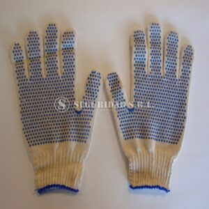 Guante tejido doble moteado | SEGURIDAD | Guantes