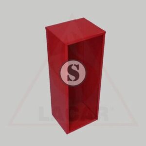 GABINETE PARA MATAFUEGO ABC POLVO x 10kg. SIN PUERTA CON TAPA