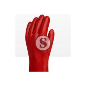 GUANTE PVC LIVIANO 35CM ROJO
