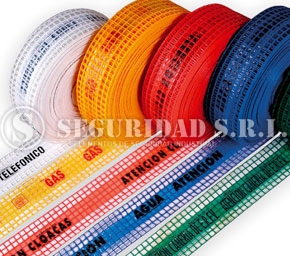 Malla de advetencia para caños.