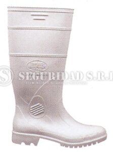 Bota de Lluvia Blanca Calfor 1/2 caña