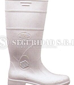Bota de Lluvia Blanca Calfor 1/2 caña