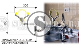 Lavaojos de mesada.