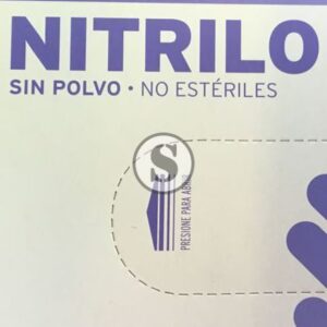 Guante de nitrilo tipo cirugia