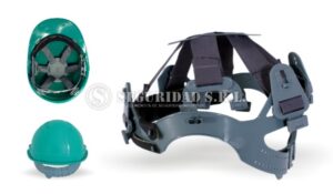 Arnés para casco LIBUS con sistema pin-lock (traba)