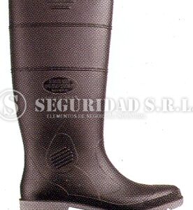 Bota de Lluvia Negra Calfor 1/2 caña