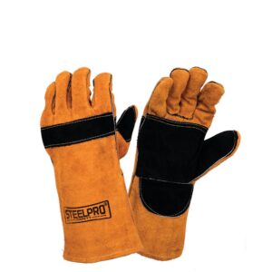 Guante Soldador Steelpro Reforzado.