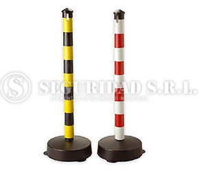 Columna demarcatorio con base.
